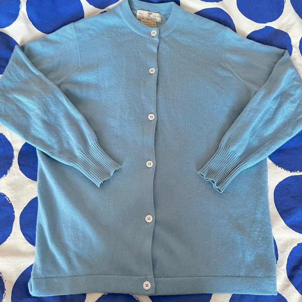 Vintage Scottish cashmere cardigan